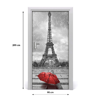 Pegatina para puerta Torre eiffel