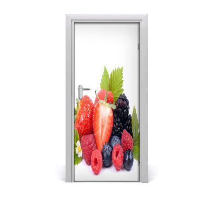 Vinilo para puerta Frutos del bosque