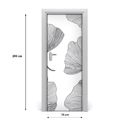 Pegatina para puerta Ginkgko