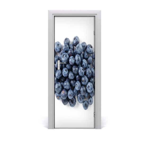 Vinilo para puerta Arándanos