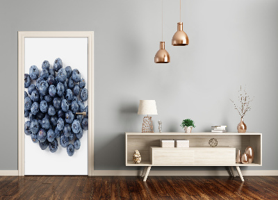 Vinilo para puerta Arándanos