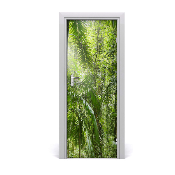Vinilo para puerta Bosque húmedo