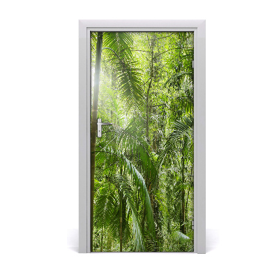 Vinilo para puerta Bosque húmedo
