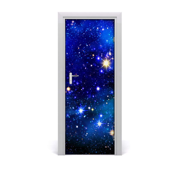 Pegatina para puerta Cielo estrellado