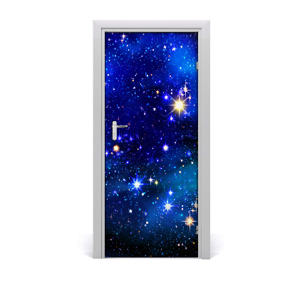 Pegatina para puerta Cielo estrellado