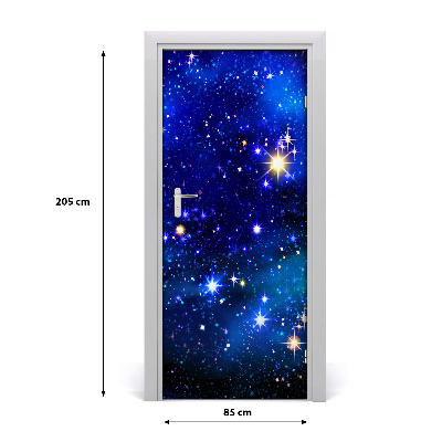 Pegatina para puerta Cielo estrellado