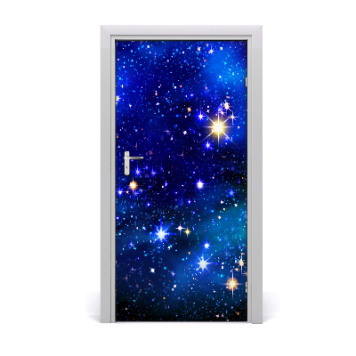 Pegatina para puerta Cielo estrellado