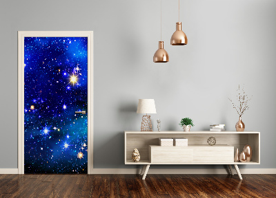 Pegatina para puerta Cielo estrellado