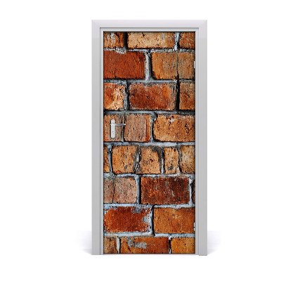 Vinilo para puerta Pared de ladrillo