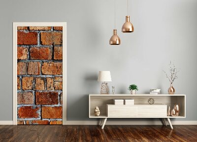 Vinilo para puerta Pared de ladrillo