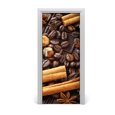 Vinilo para puerta Chocolate negro