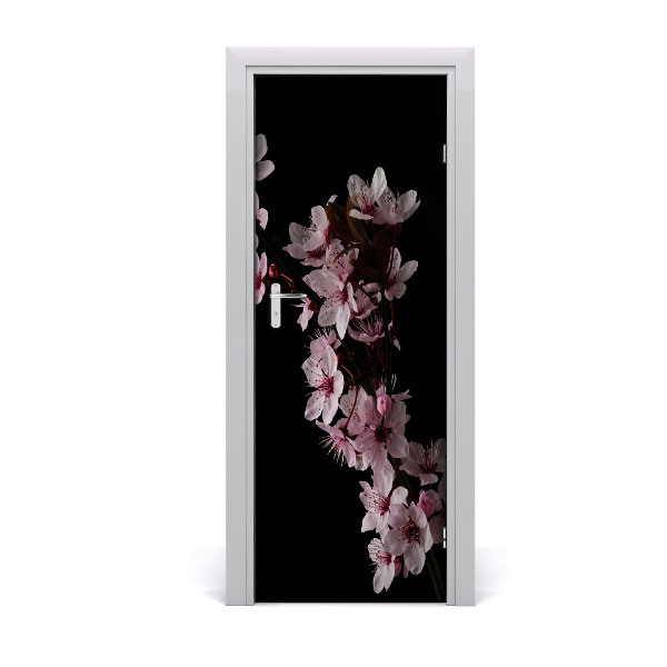 Vinilo para puerta Flores de cerezo