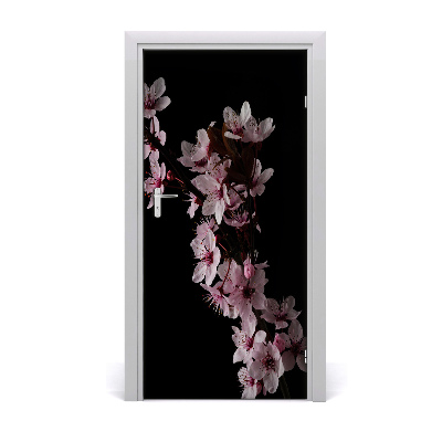Vinilo para puerta Flores de cerezo