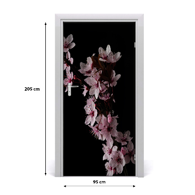 Vinilo para puerta Flores de cerezo