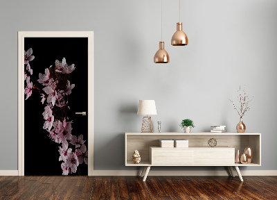 Vinilo para puerta Flores de cerezo