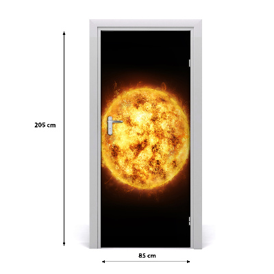 Pegatina para puerta Sol
