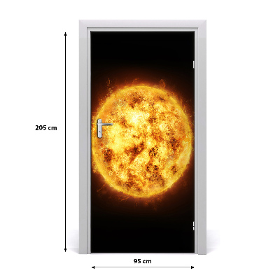 Pegatina para puerta Sol