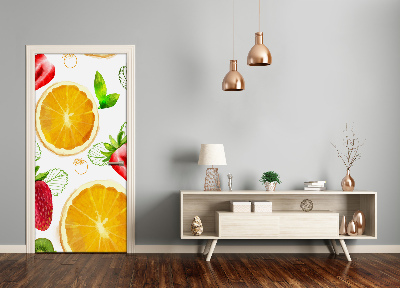 Vinilo para puerta Fruta