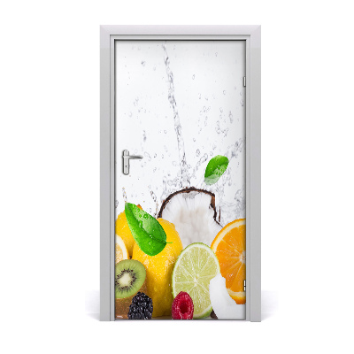 Vinilo para puerta Fruta