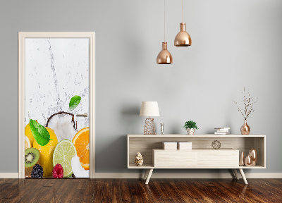 Vinilo para puerta Fruta