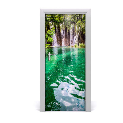 Vinilo para puerta Lagos de plitvice