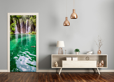 Vinilo para puerta Lagos de plitvice