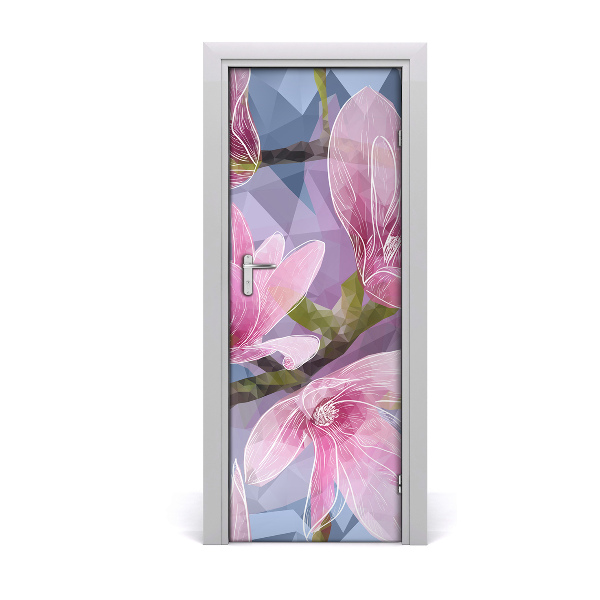 Pegatina para puerta Magnolia
