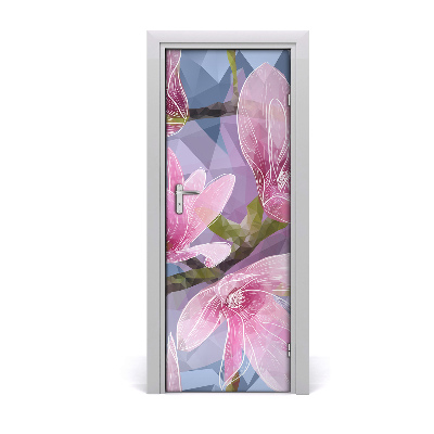 Pegatina para puerta Magnolia