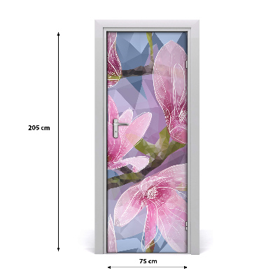Pegatina para puerta Magnolia