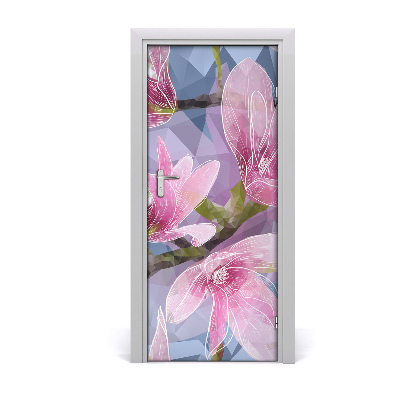 Pegatina para puerta Magnolia