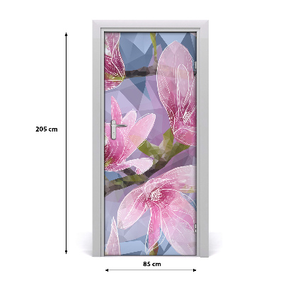 Pegatina para puerta Magnolia