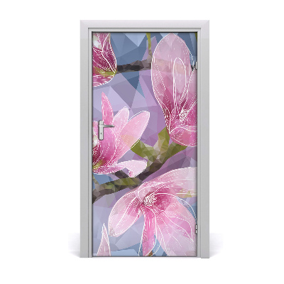 Pegatina para puerta Magnolia
