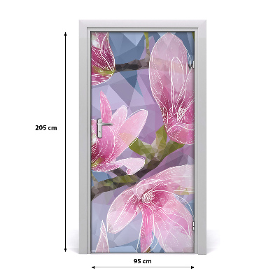 Pegatina para puerta Magnolia
