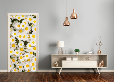 Vinilo para puerta Flores de chiribita