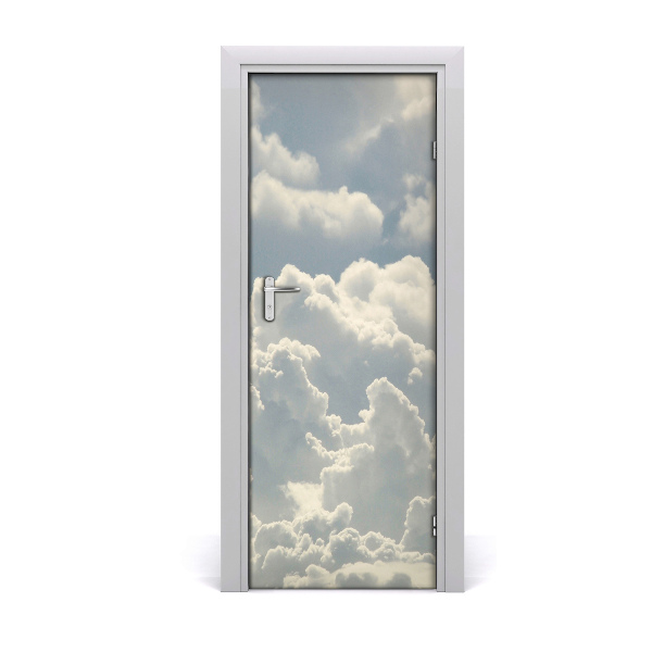 Vinilo para puerta Paisaje nubes