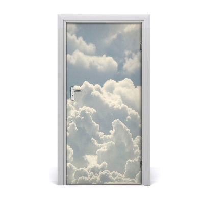 Vinilo para puerta Paisaje nubes