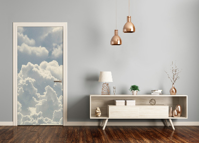 Vinilo para puerta Paisaje nubes