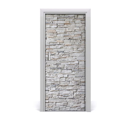 Vinilo para puerta Pared de piedra