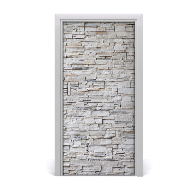 Vinilo para puerta Pared de piedra