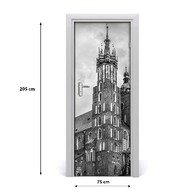Pegatina para puerta Cracovia polonia