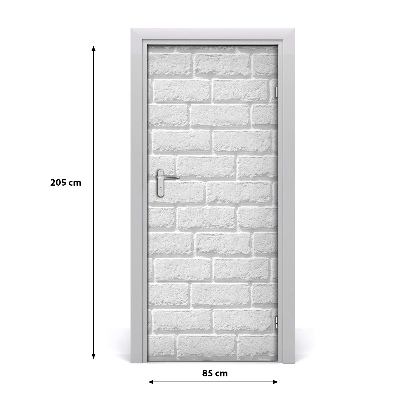 Vinilo para puerta Pared de ladrillo