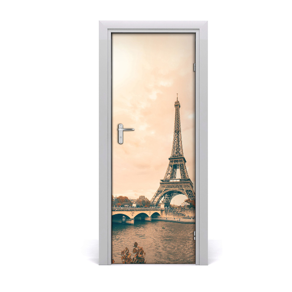 Pegatina para puerta Torre eiffel