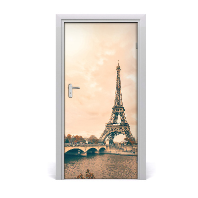 Pegatina para puerta Torre eiffel