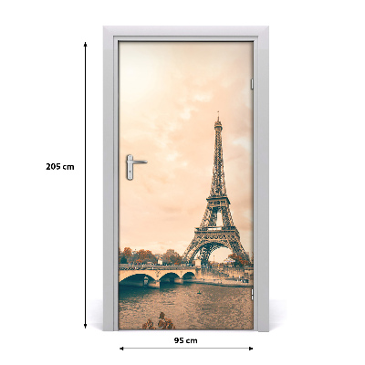 Pegatina para puerta Torre eiffel