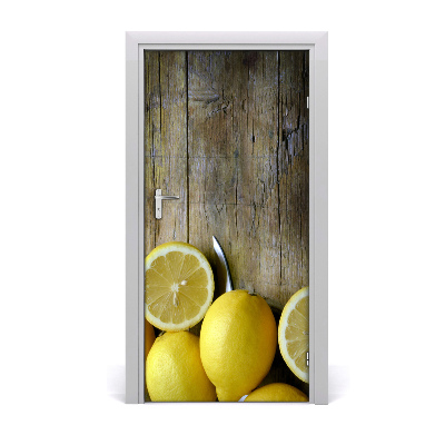 Vinilo para puerta Limones