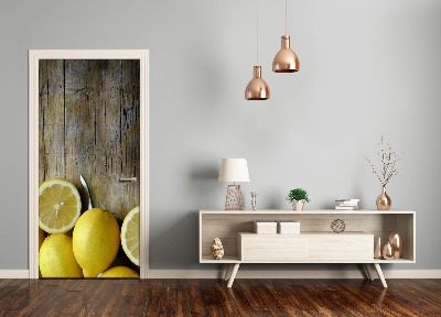 Vinilo para puerta Limones