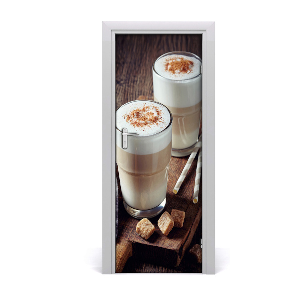Vinilo para puerta Café latte