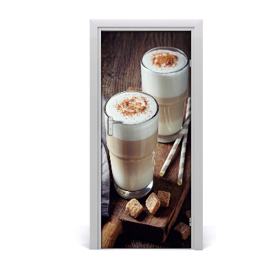 Vinilo para puerta Café latte