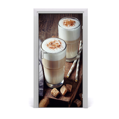 Vinilo para puerta Café latte