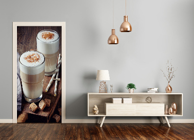 Vinilo para puerta Café latte